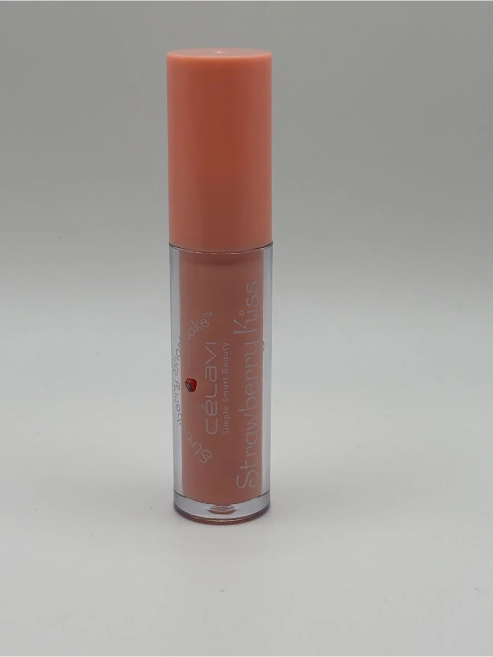 Celavi Strawberry Kiss Lip Gloss Peach Shade SS45538 New